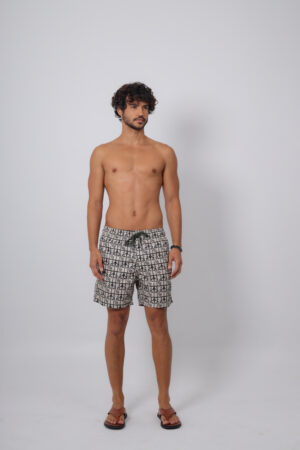 Short Adulto Original Tusker Areia/Verde Militar