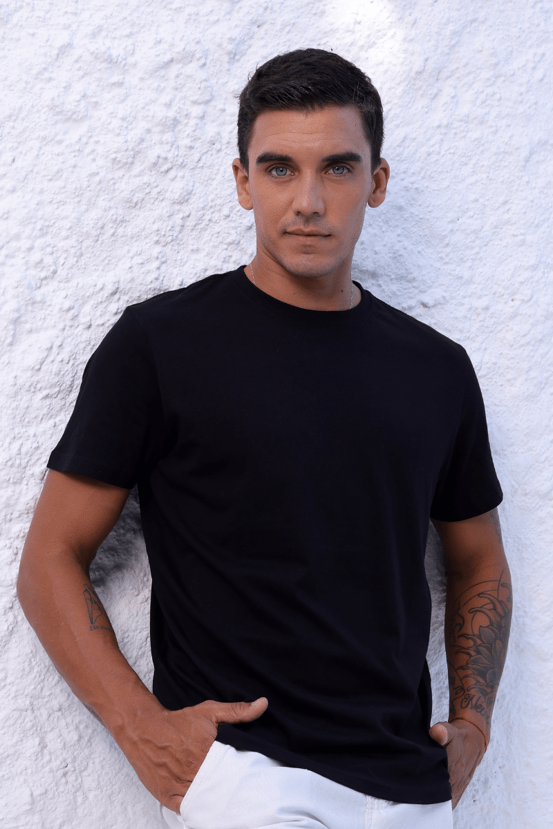 Camisa Fio Egipcio Preta