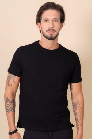 Camiseta Adulto Moletinho Preta