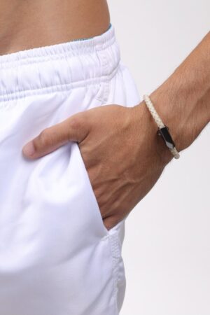 Pulseira em Couro Parafuso
