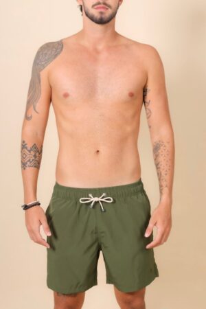 Short Adulto Liso Jungle Green