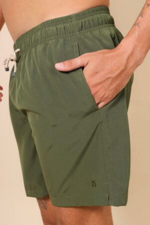 Short Adulto Liso Jungle Green