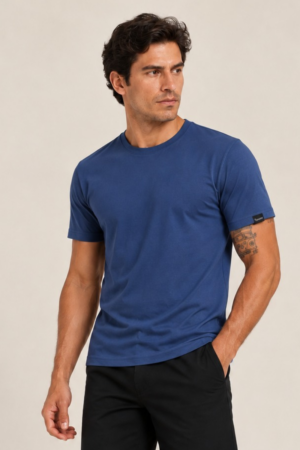 Kit 3 Camiseta Algodão Peruano