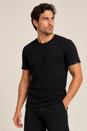 Kit 2 Camiseta Algodão Peruano