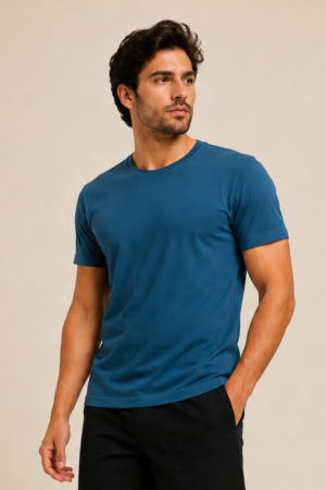 Camiseta Algodão Peruano Navy ref.20072026